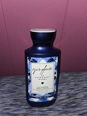 Bath & Body Works Gingham Daily Nourishing Body Lotion - Blue